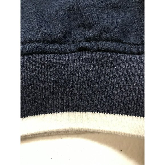 Chap Ralph Lauren Embroidered Navy-White Ring Trim Pullover Vest Men Large - Picture 6 of 11